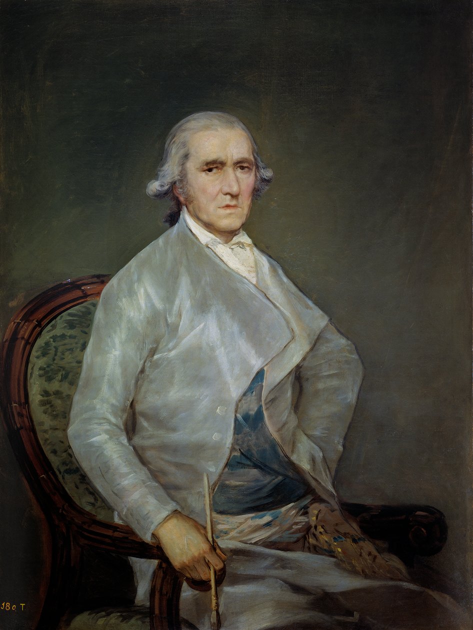 Portræt af maleren Francisco Bayeu y Subías af Francisco de Goya