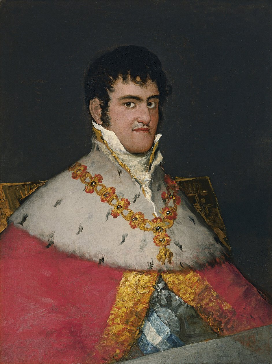 Portræt af Ferdinand VII af Francisco de Goya