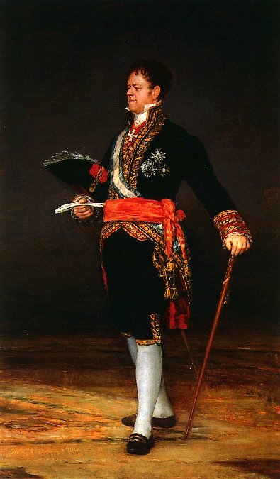Portræt af hertugen af ​​San Carlos af Francisco de Goya