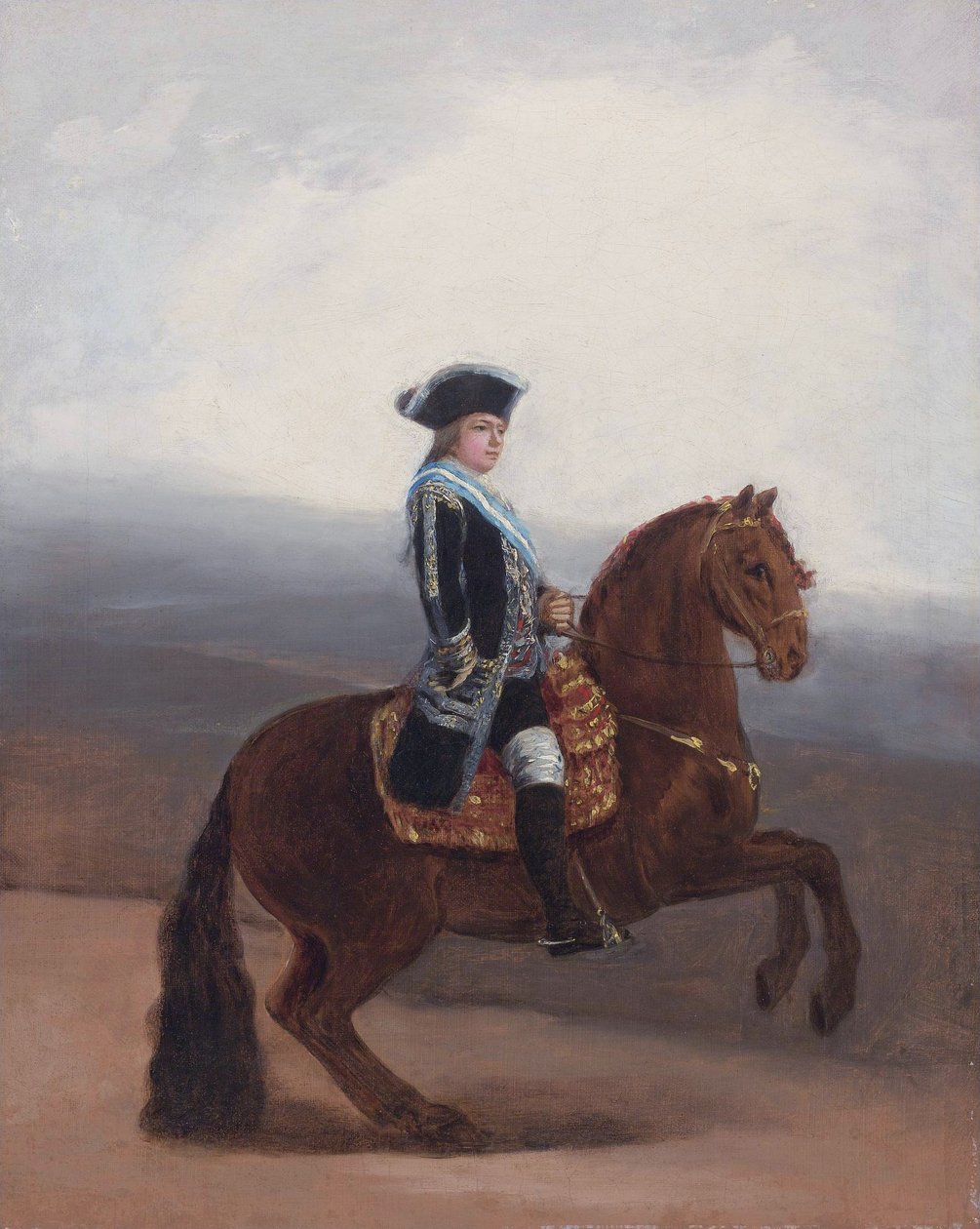 Rytterportræt af Manuel Godoy af Francisco de Goya