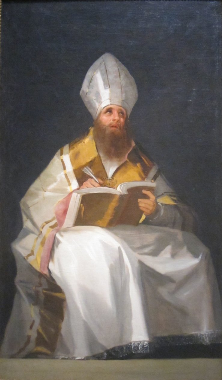 Saint Ambrose af Francisco de Goya