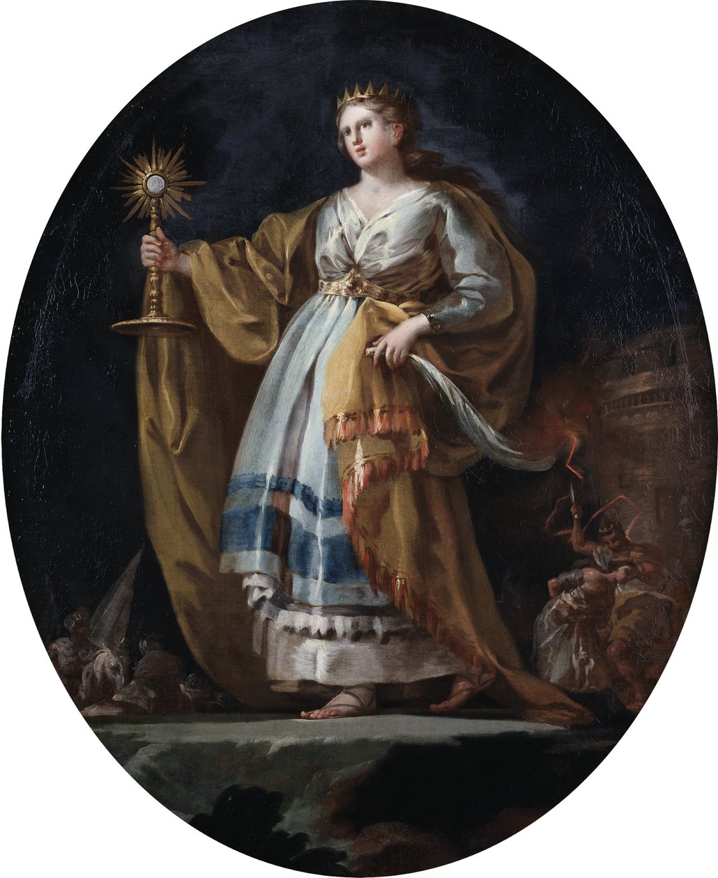 Santa Barbara af Francisco de Goya