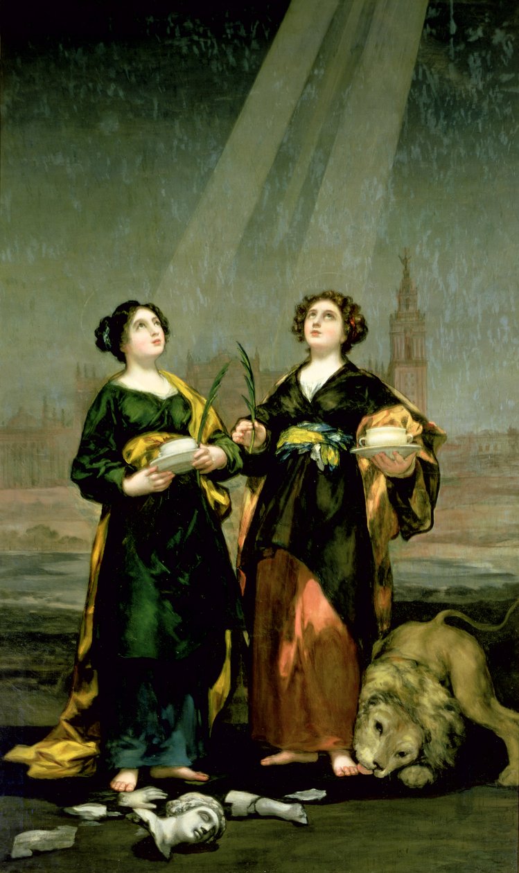 St. Justina og St. Rufina, 1817 af Francisco de Goya