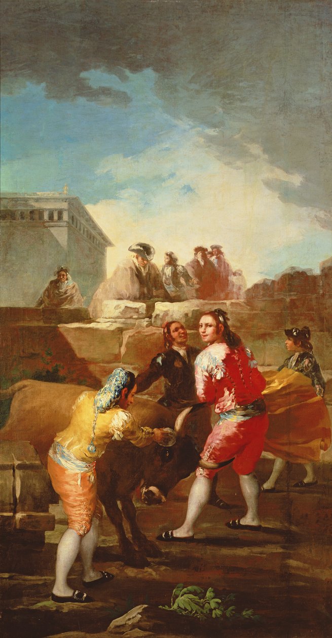 Amatørtyrefægtningen, 1778-80 af Francisco de Goya