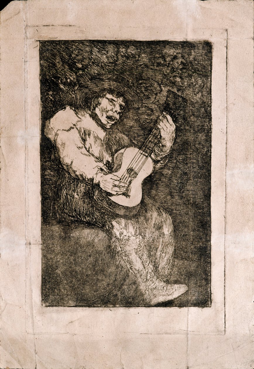 Den blinde sanger af Francisco de Goya