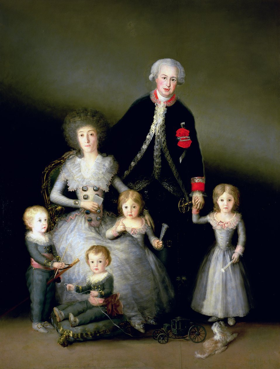 Hertugen af Osuna og hans familie, 1788 af Francisco de Goya