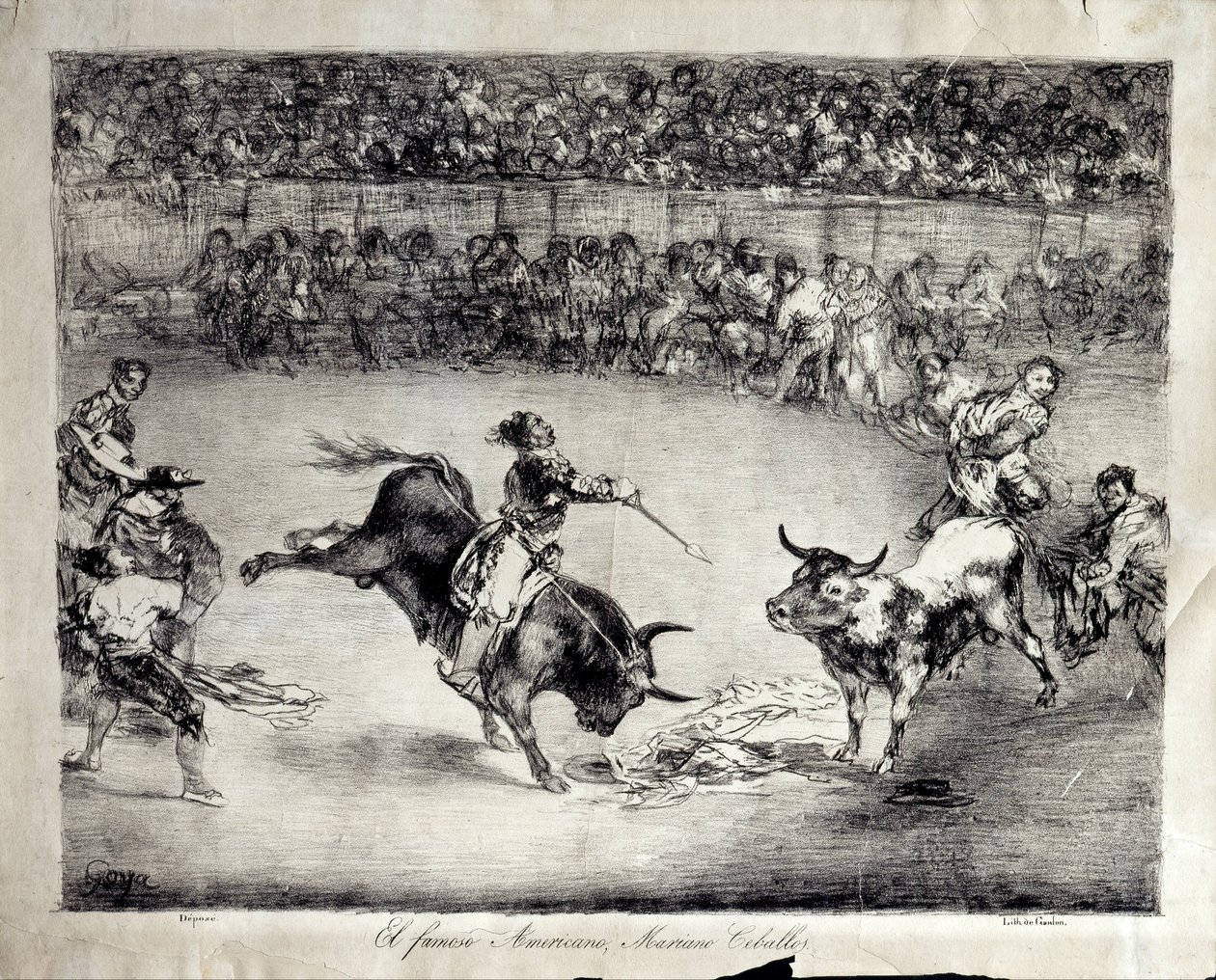 Den berømte amerikaner, Mariano Ceballos af Francisco de Goya