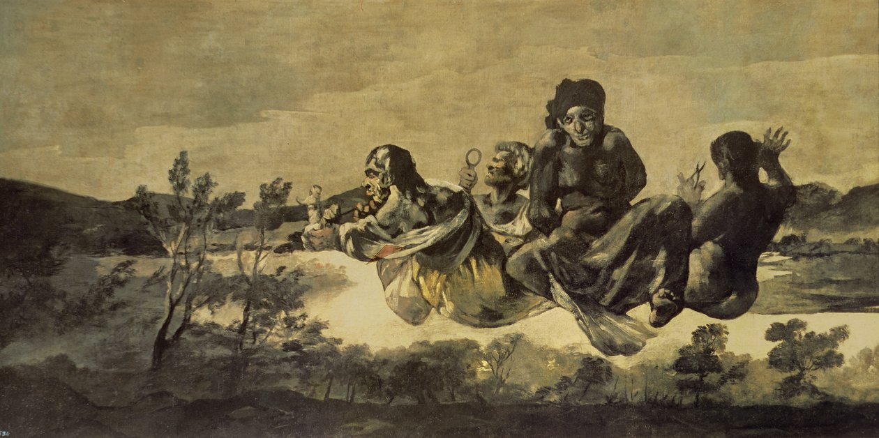 Skæbnerne, 1819-23 af Francisco de Goya