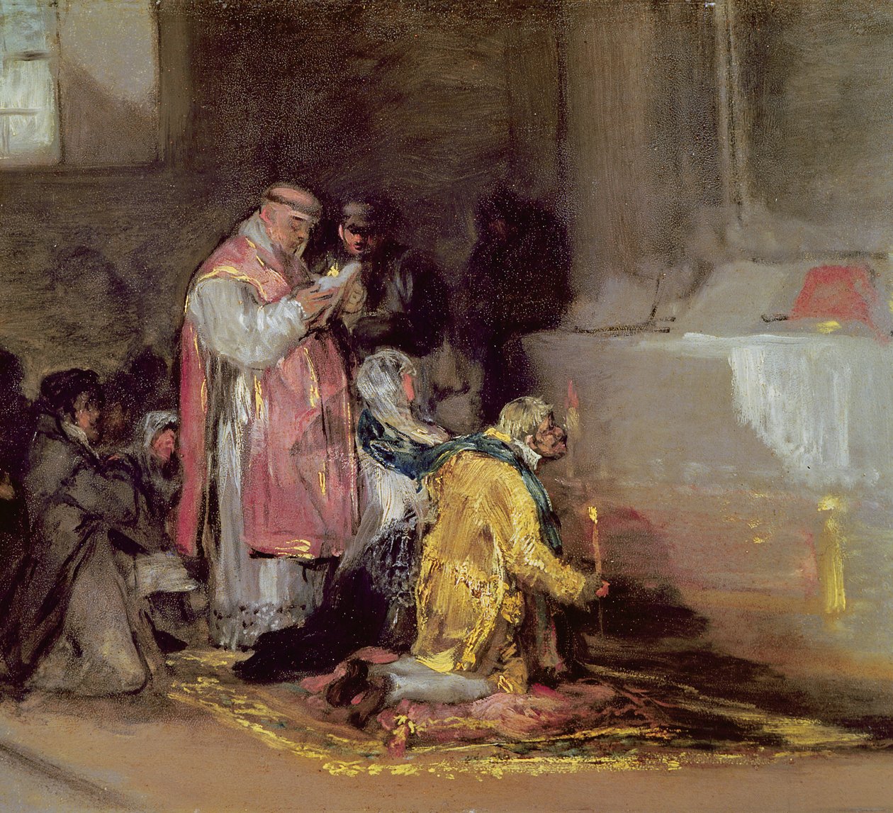 Det dårligt matchede ægteskab, ca. 1819 af Francisco de Goya