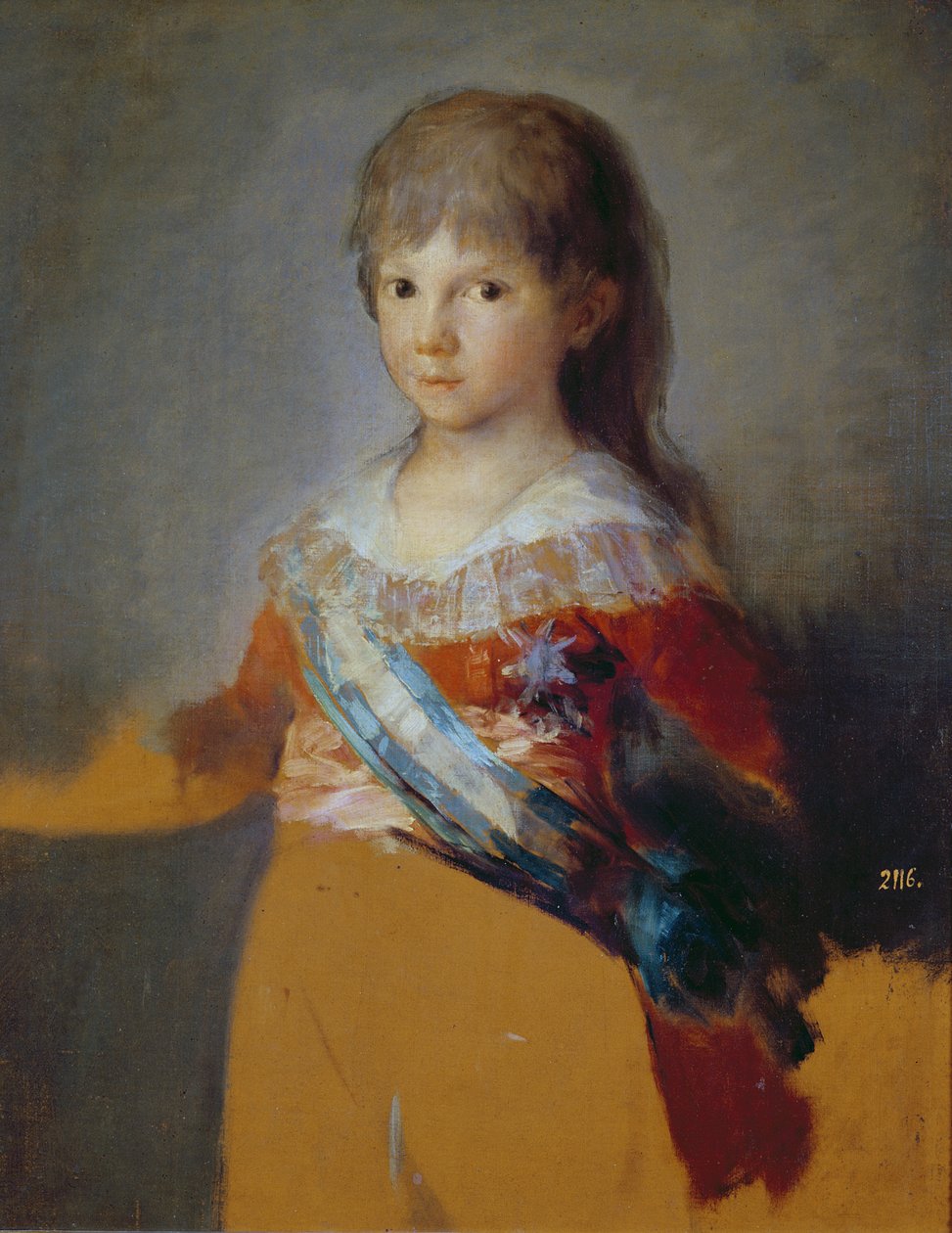The Infante Francisco de Paula, 1800 af Francisco de Goya