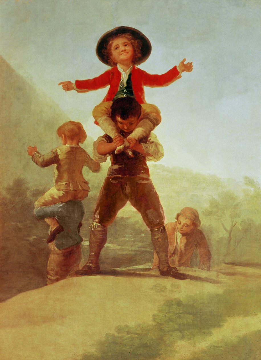 De små kæmper, 1790-92 af Francisco de Goya