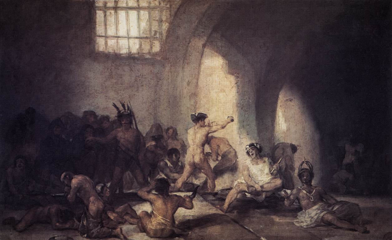 Madhouse af Francisco de Goya