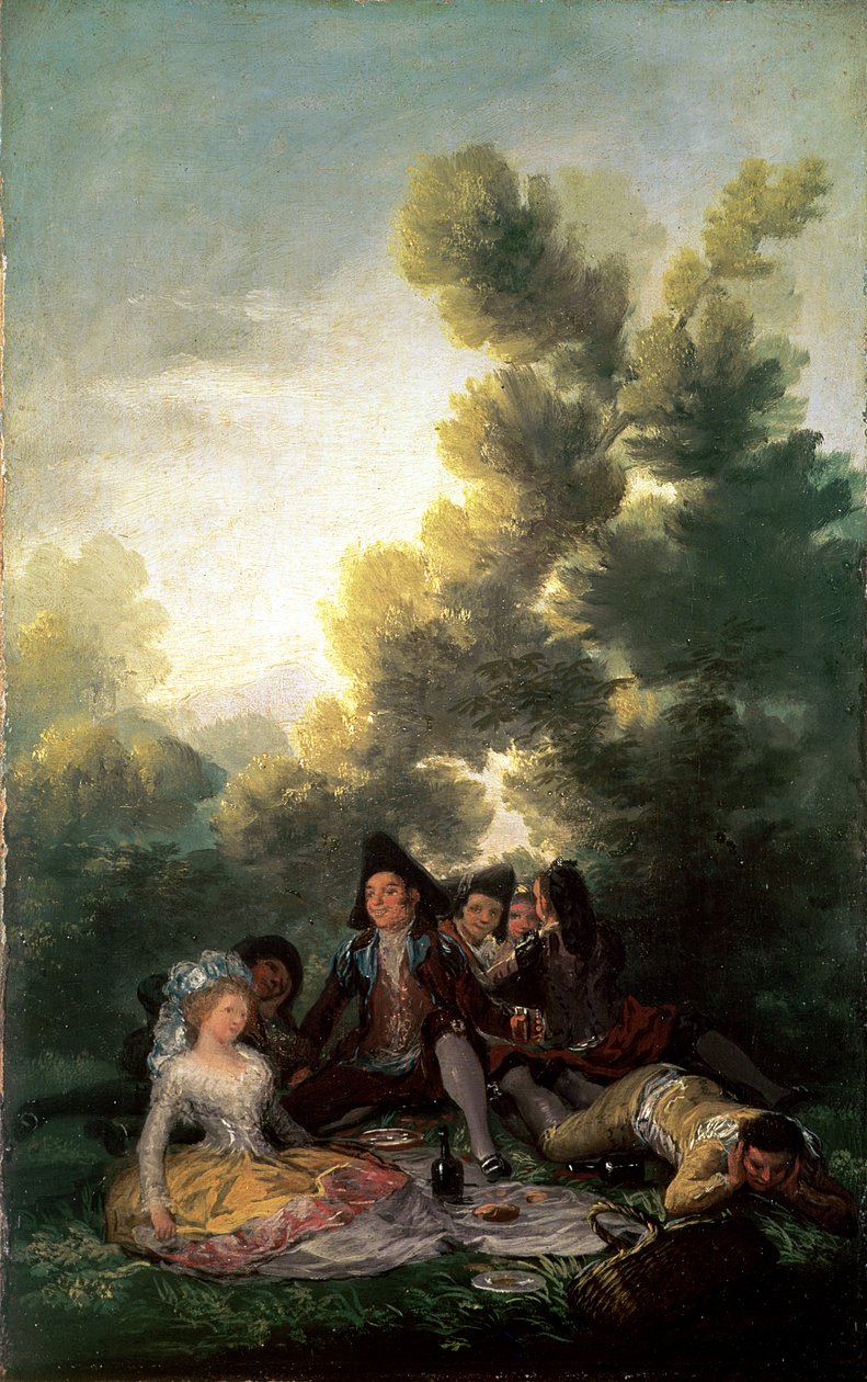 Skovturen, 1785-90 af Francisco de Goya