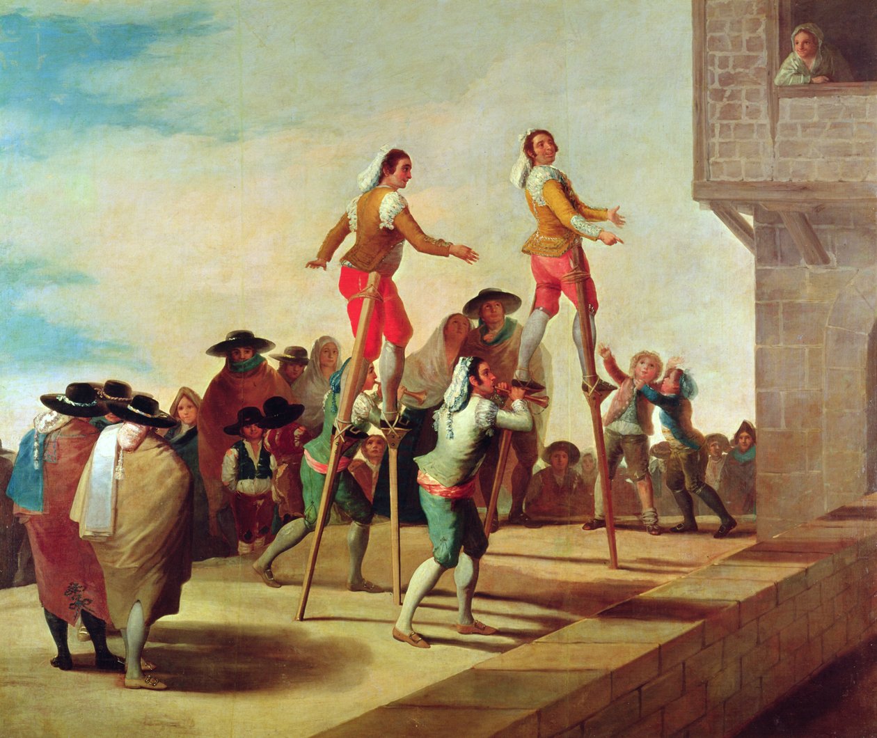 Stiletterne, ca.1791-92 af Francisco de Goya