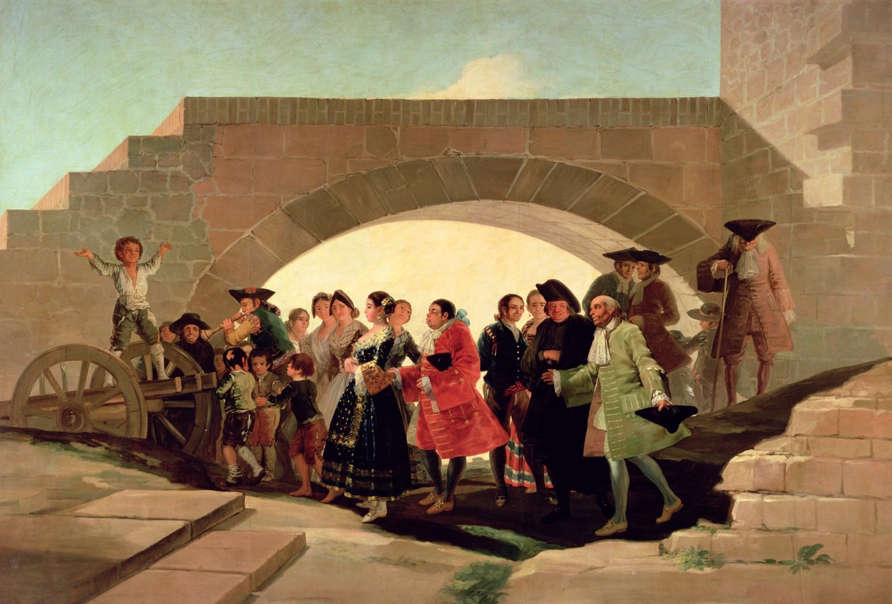 Brylluppet, 1791-92 af Francisco de Goya