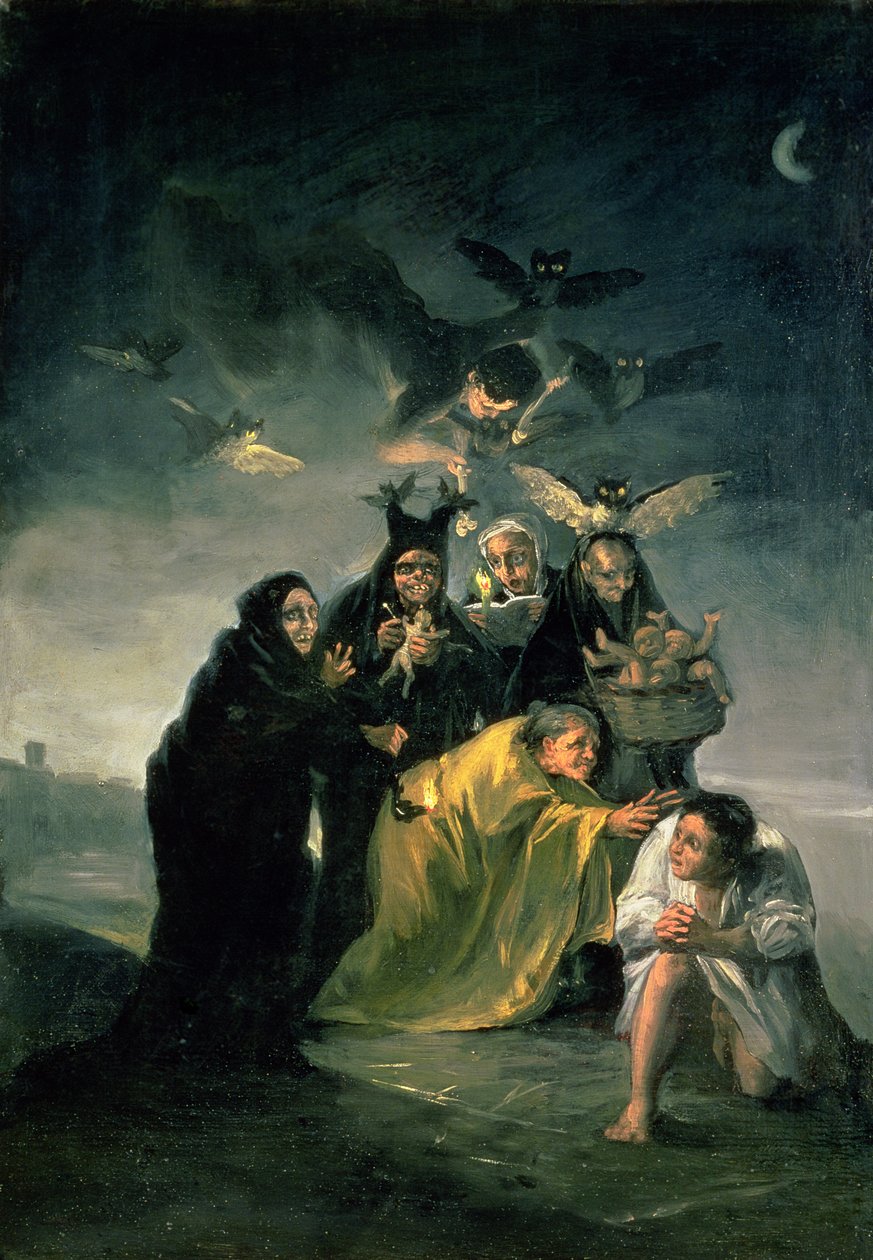 Heksenes sabbat af Francisco de Goya