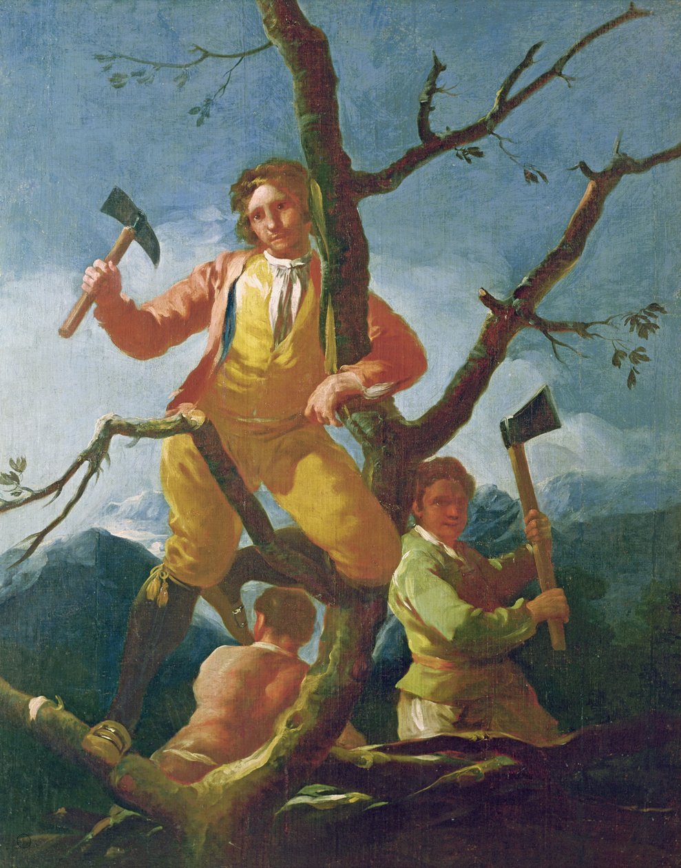 Skovhuggere, 1779 af Francisco de Goya