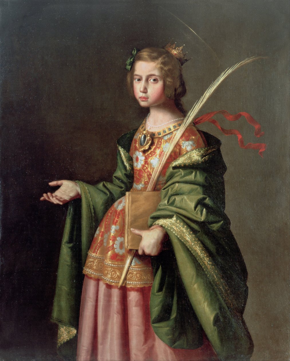 Saint Elizabeth af Thüringen af Francisco de Zurbaran