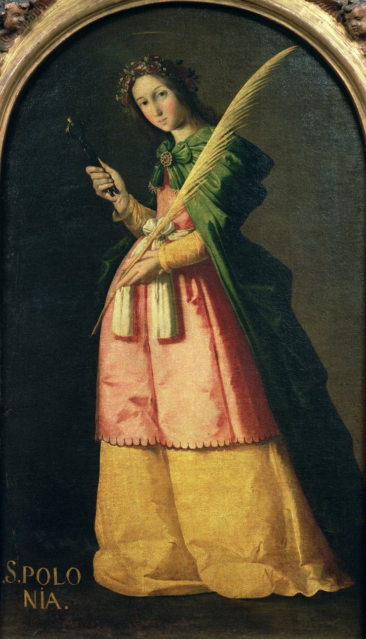 Sankt Apollonia, ca. 1636 af Francisco de Zurbaran