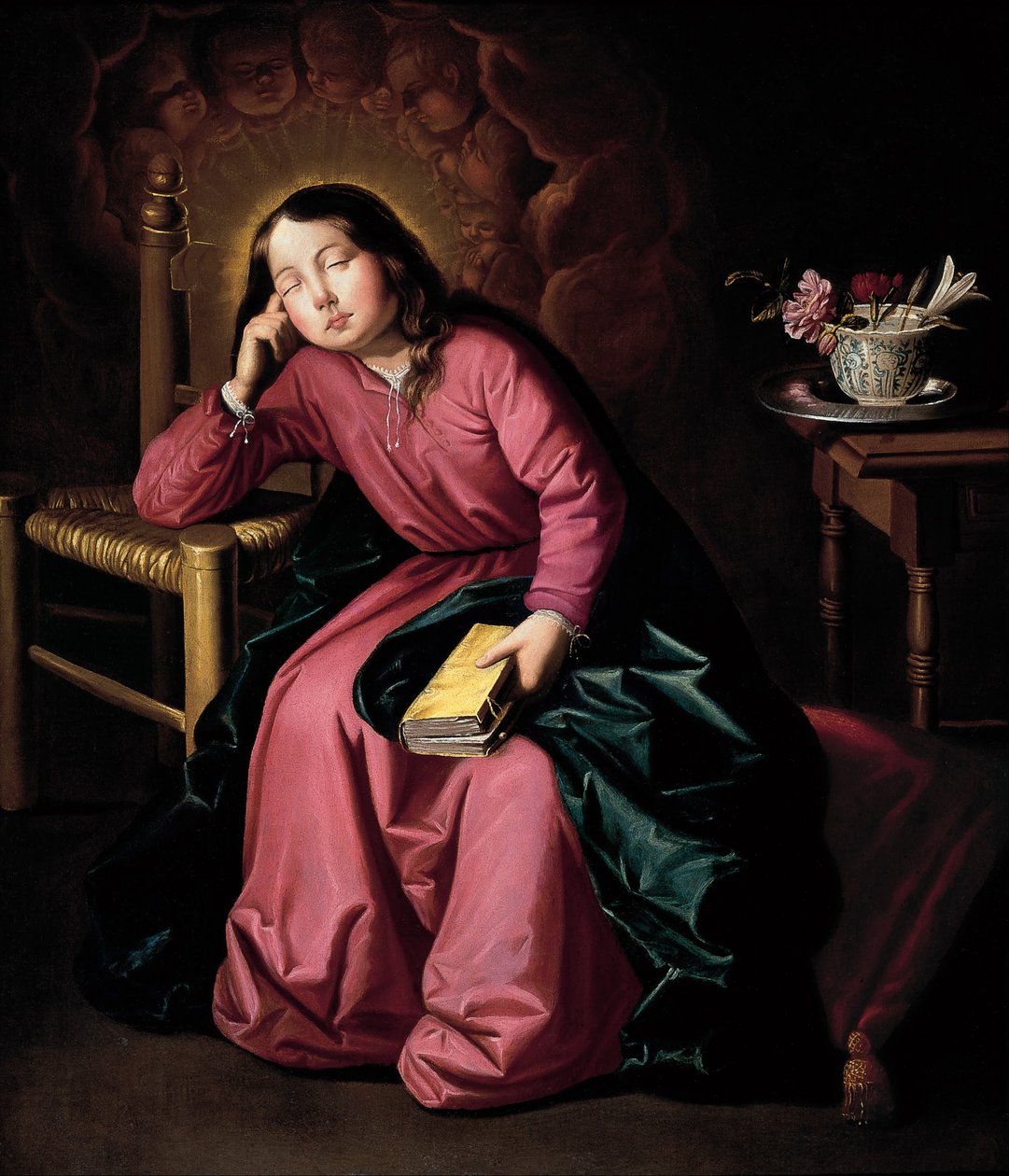 Barnet Jomfruen i søvne af Francisco de Zurbaran