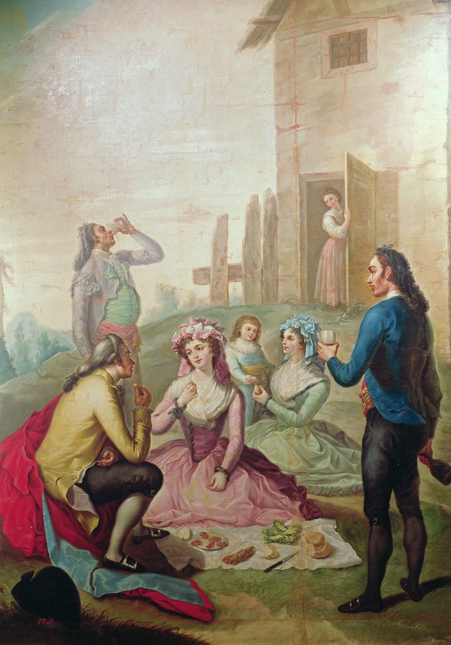 Country Picnic af Francisco Bayeu y Subias