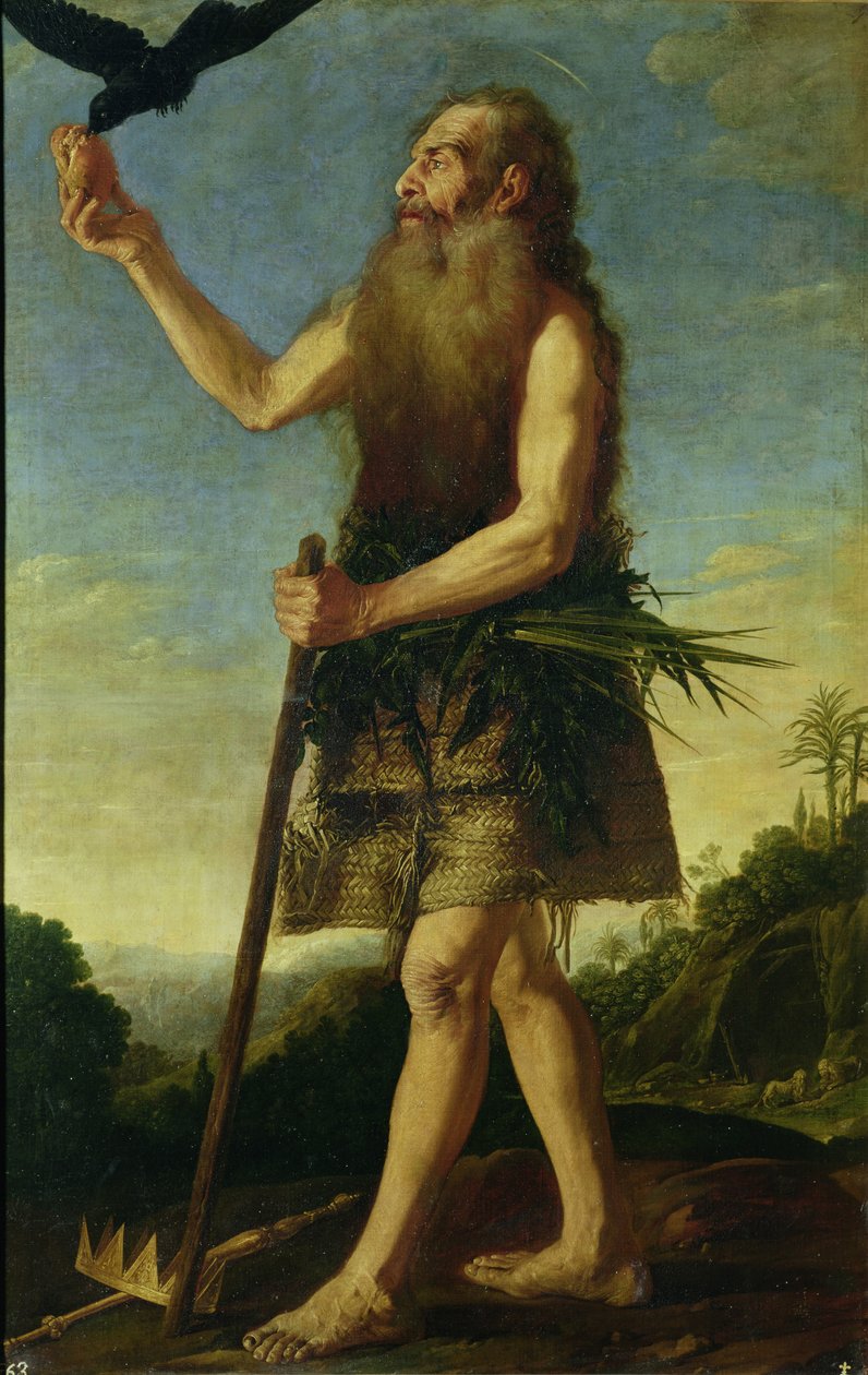 Sankt Onuphrius af Francisco Collantes