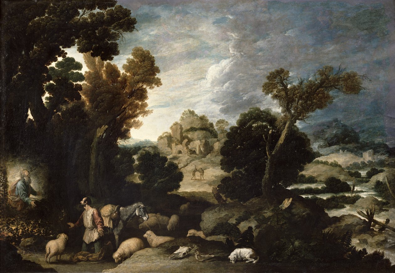 Den brændende busk, ca. 1635 af Francisco Collantes