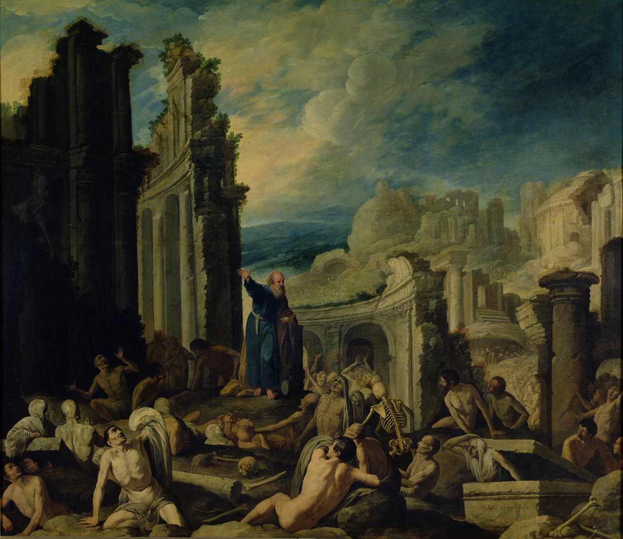 Ezekiels syn, 1630 af Francisco Collantes