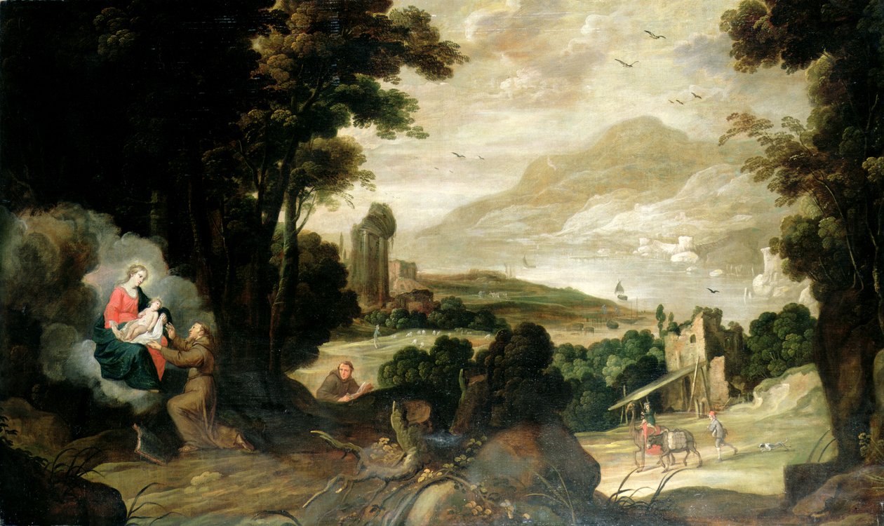 Sankt Antonius af Padovas vision af Francisco Collantes
