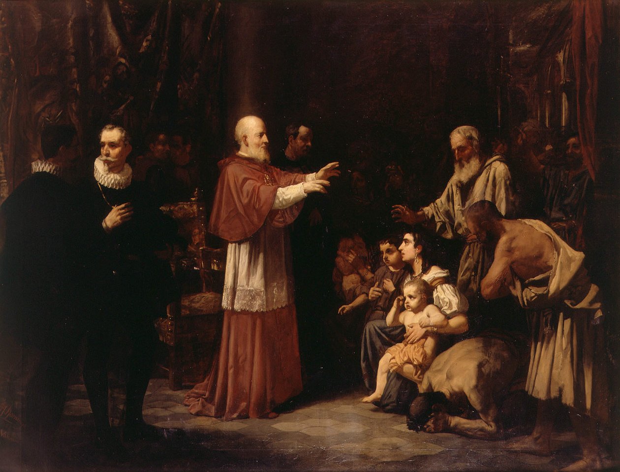 Salig Juan de Ribera ved udvisning af maurerne af Francisco Domingo Marqués