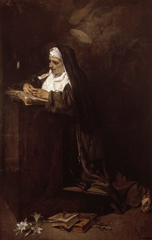 Santa Clara fra Asis af Francisco Domingo Marqués
