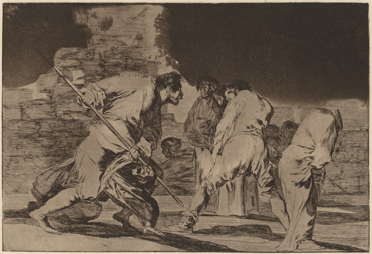 Disparate furioso (Furious Folly) af Francisco de Goya