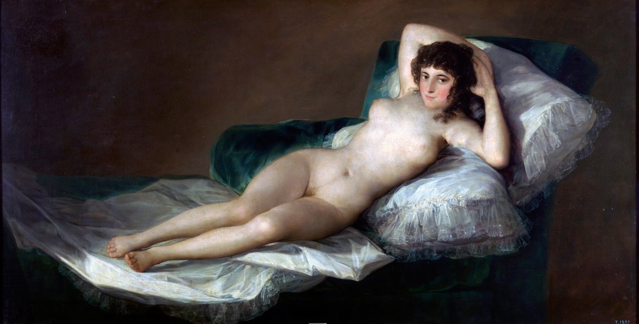 Den nøgne maja af Francisco de Goya