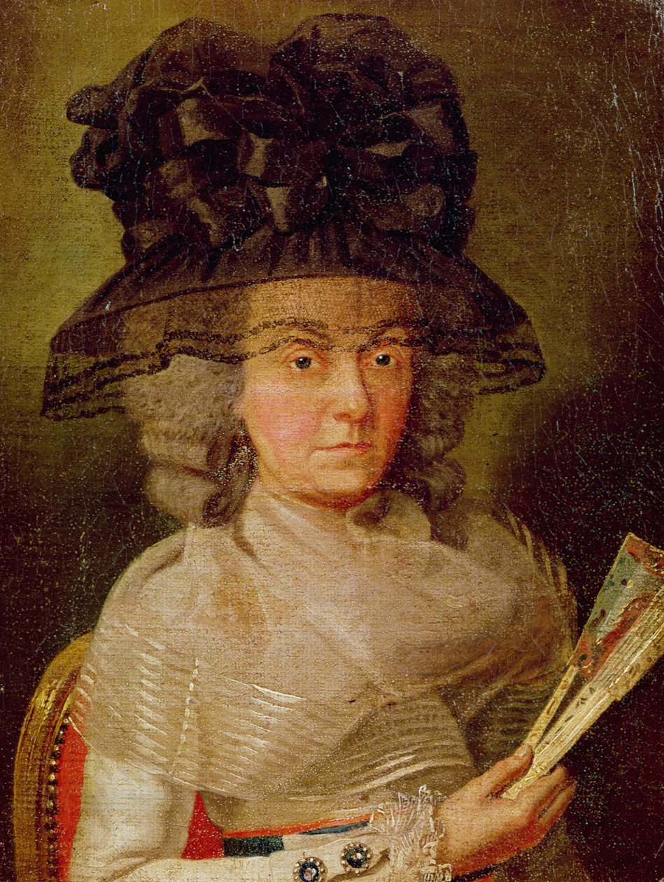 Portræt af tanken om at være hertuginde af Benaventa, af Francisco de Goya
