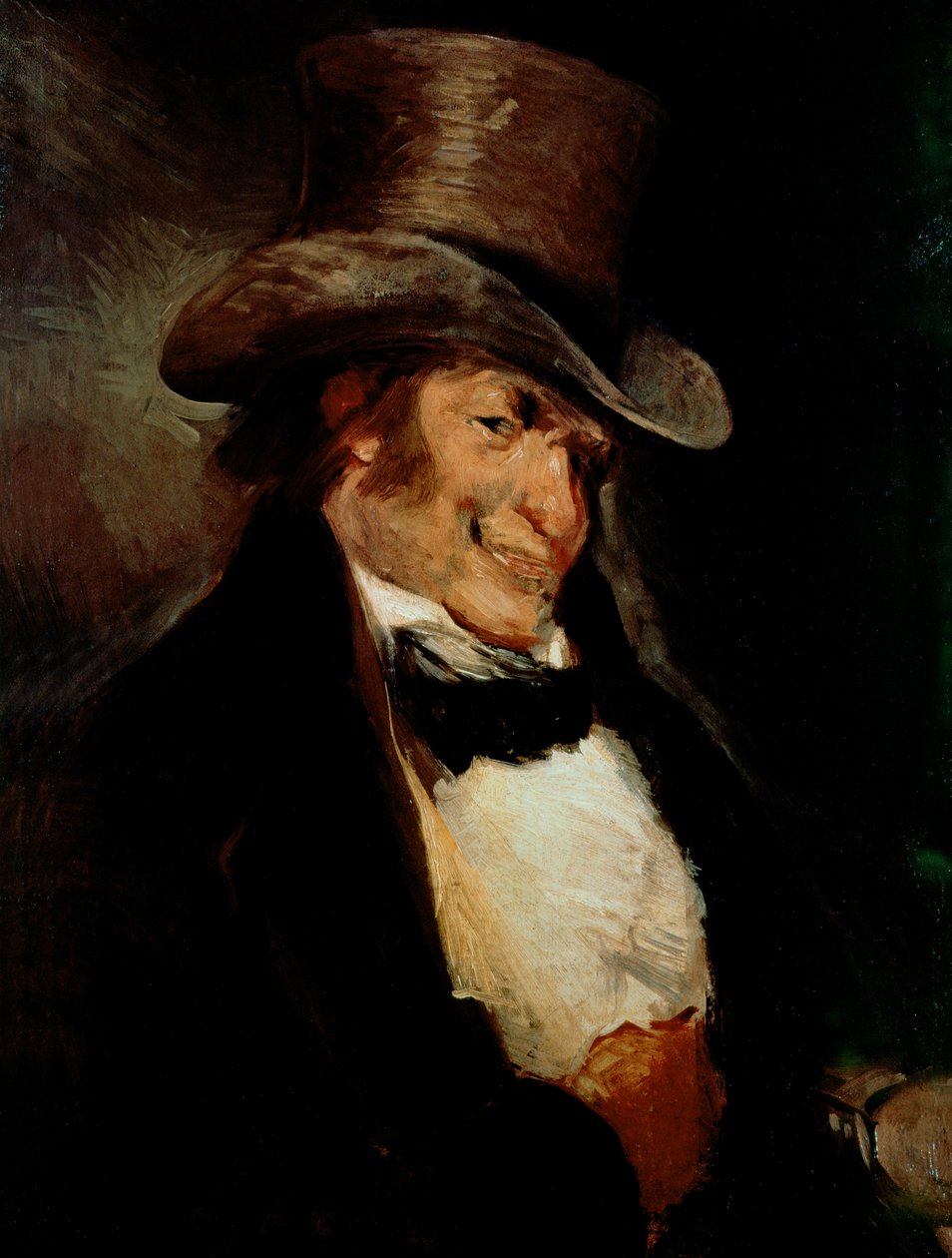 Selvportræt på 65 år af Francisco de Goya