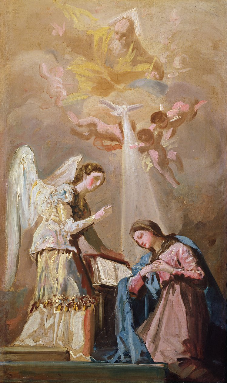 Bebudelsen (olie) af Francisco de Goya