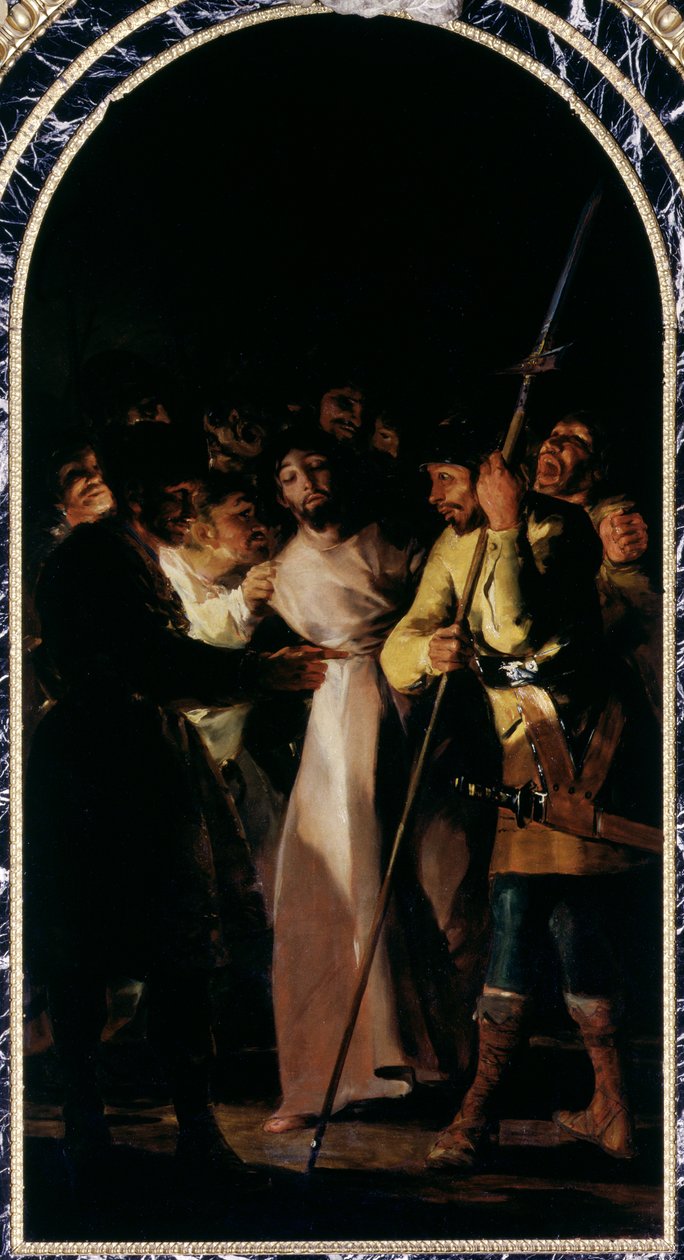 Kristi arrestation, 1798 af Francisco de Goya