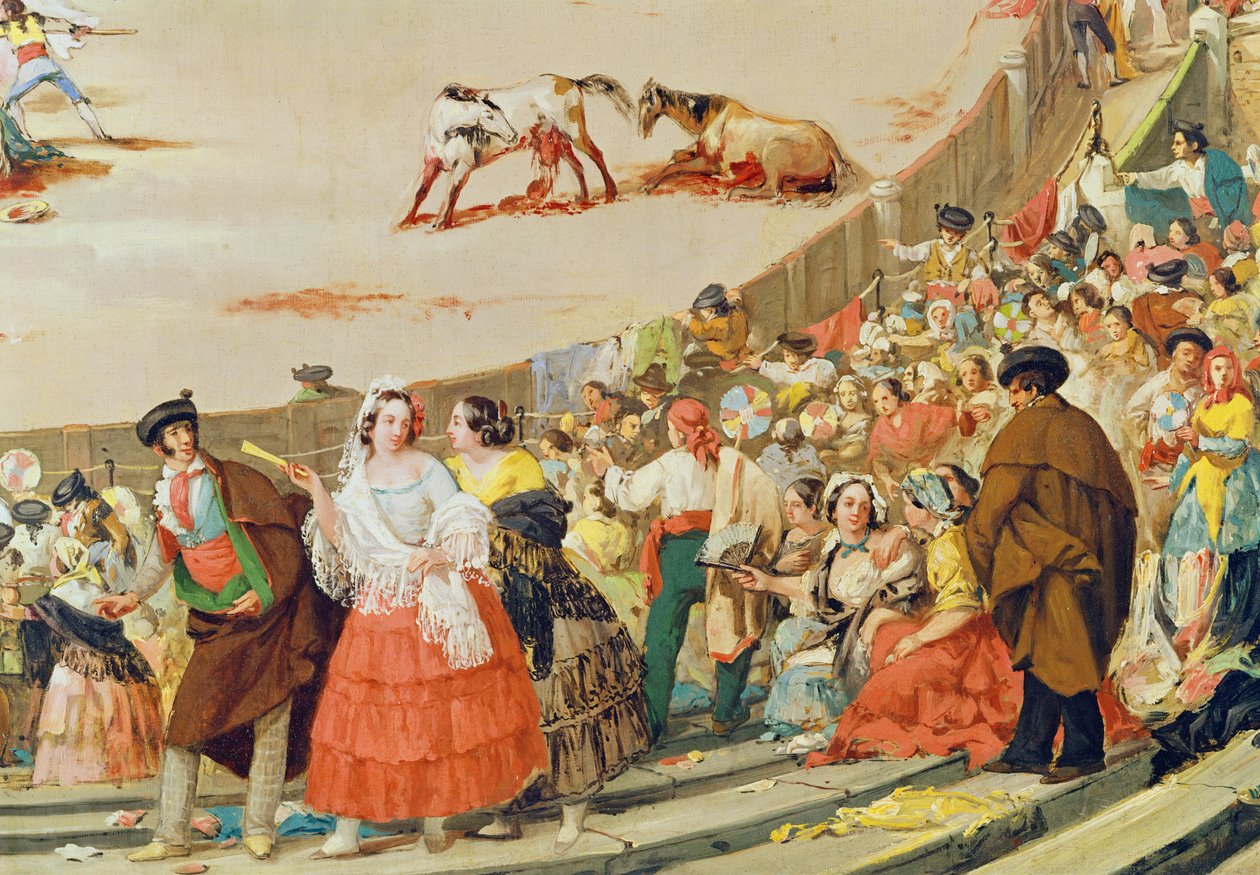 Tyrekampen (detalje af forgrunden) af Francisco de Goya