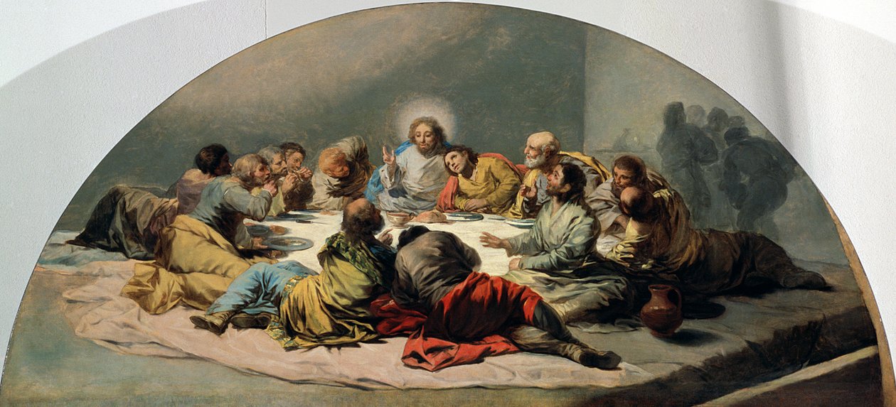 Den sidste nadver, 1796-97 af Francisco de Goya