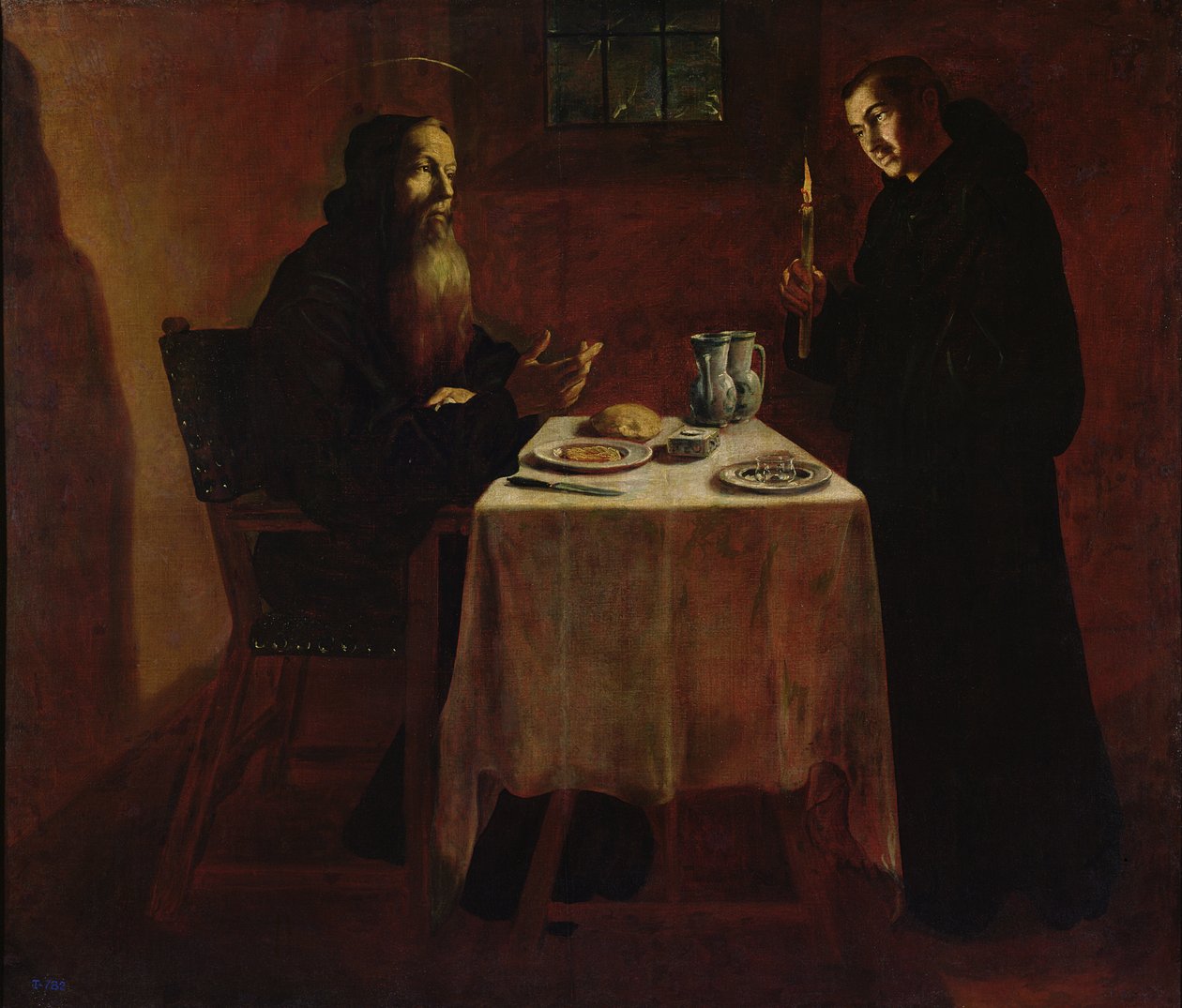 St. Benedikts Velsignelse St. Maur af Francisco Rizi