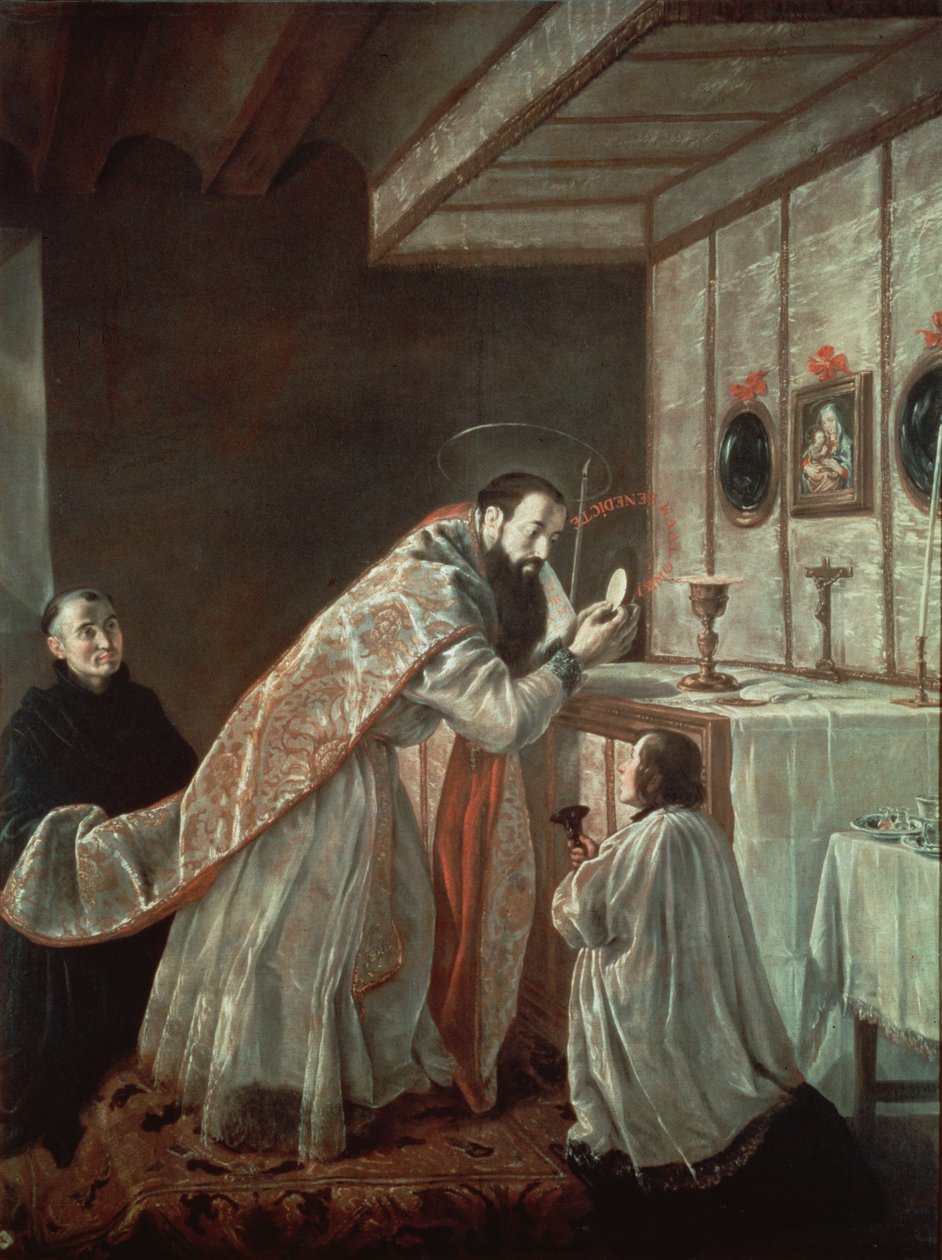 Benedikts sidste messe af Francisco Rizi