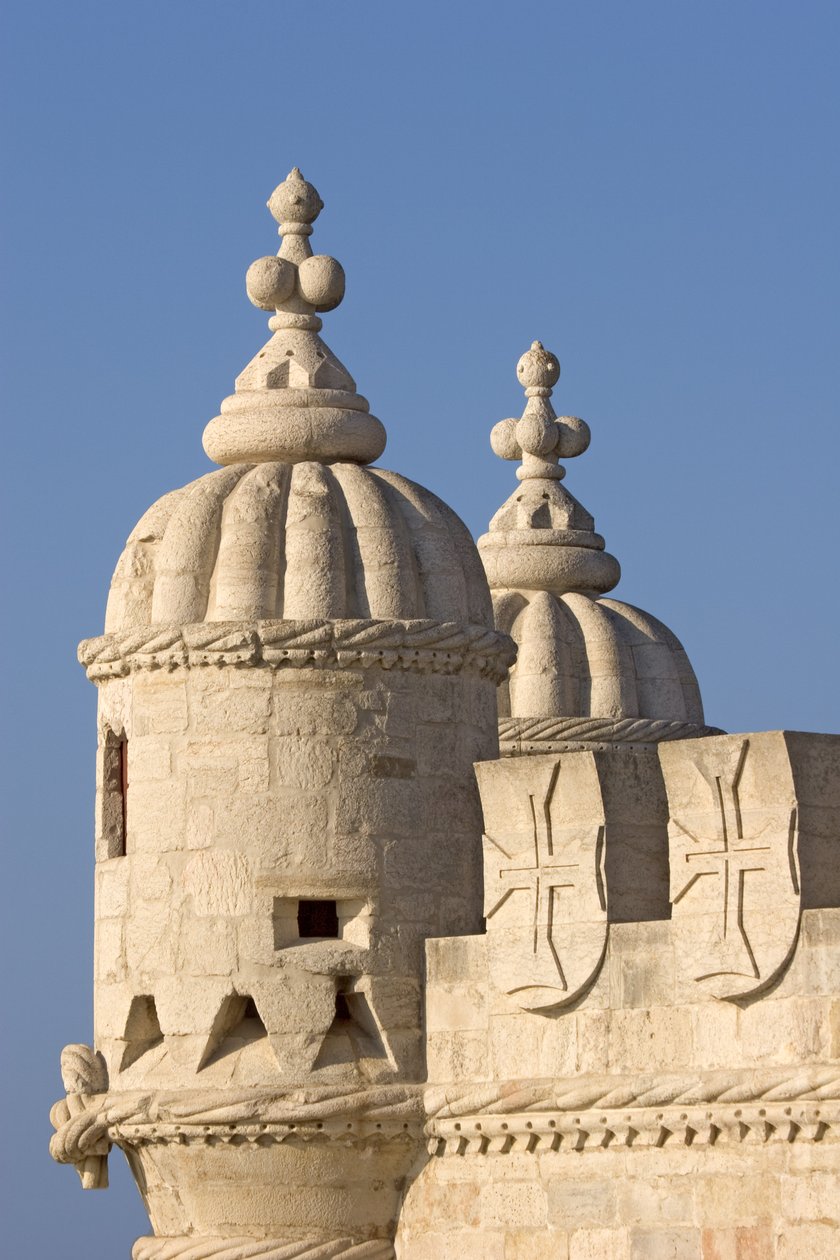 Torre de Belem, bygget c.1514 fotodetalje af 237479 af Francisco de Arruda