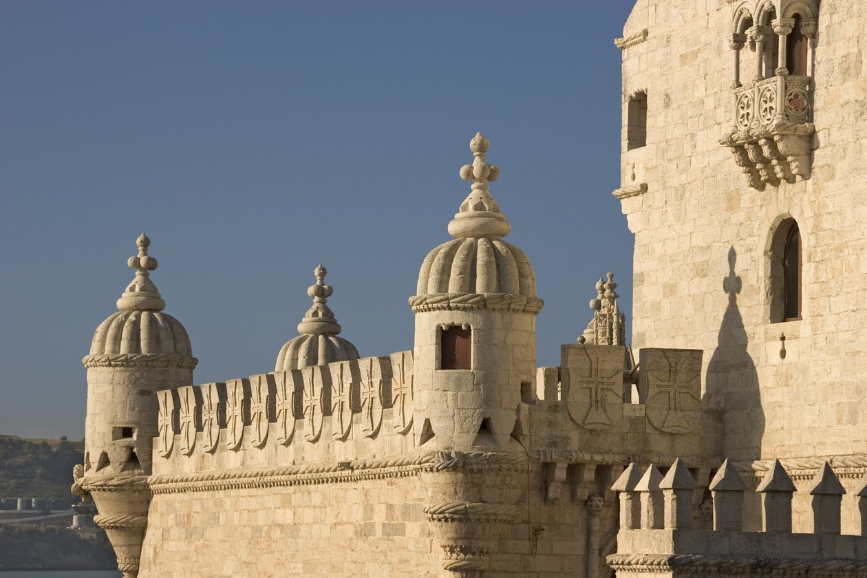 Torre de Belem, bygget c.1514 fotodetalje af 237479 af Francisco de Arruda