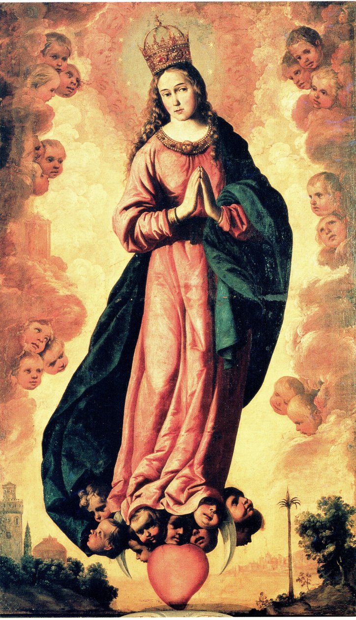 Ulastelig undfangelse af Francisco de Zurbaran