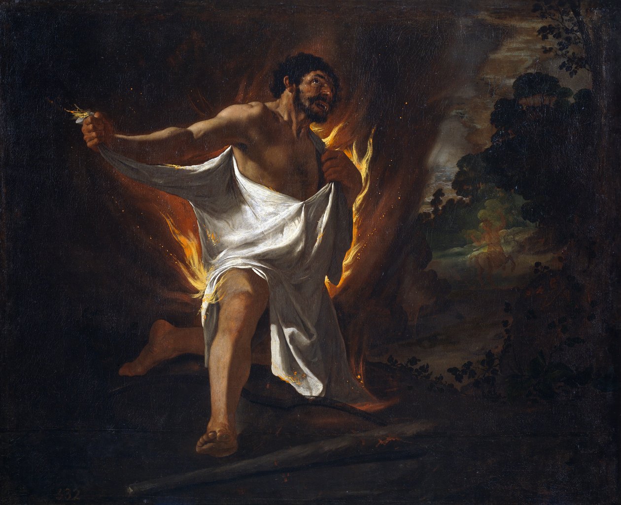 Herkules død af Francisco de Zurbaran