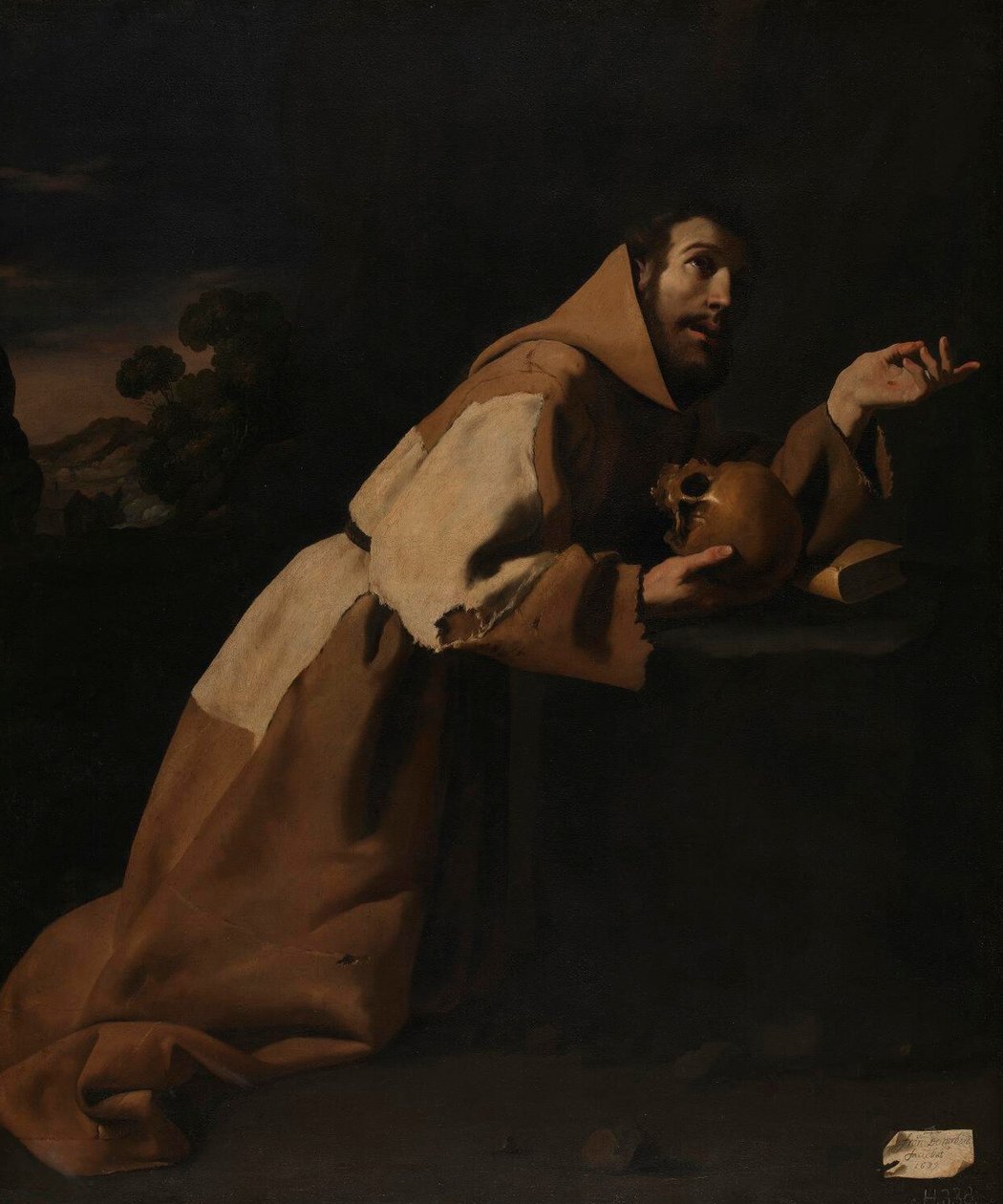 Sankt Frans i meditation af Francisco de Zurbaran