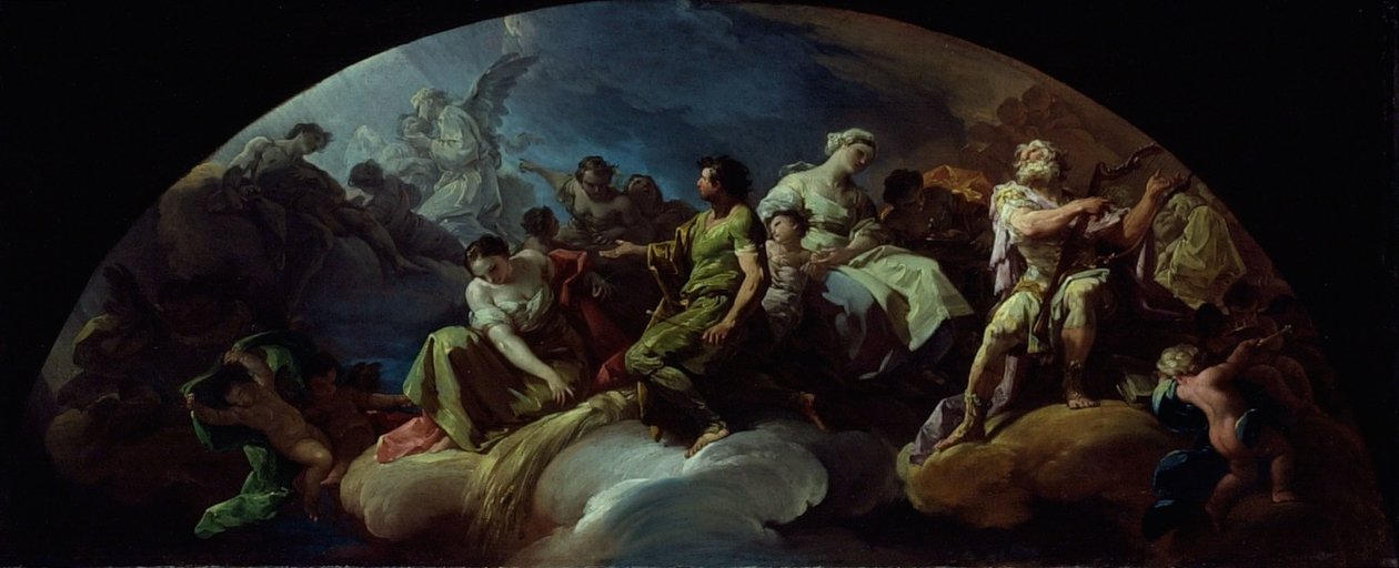 Gamle Testamente Figurer i Paradis af Francisco Bayeu y Subias