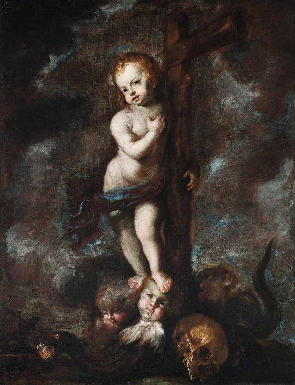 Francisco Camilo - Jesusbarnet som sejrherre over synd og død - ca. 1640-60 af Francisco Camilo