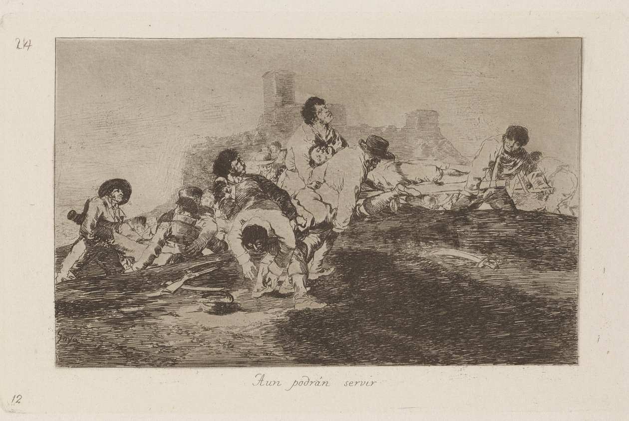 De kan stadig bruges, Plade 24 fra The Disasters of War af Francisco de Goya