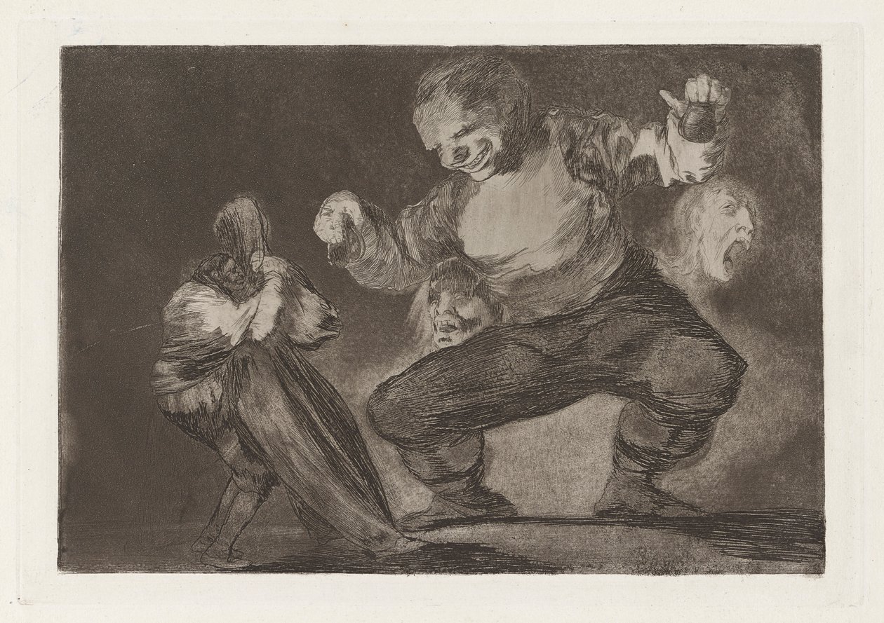 Bobalic?n (Simpleton), også kendt som After Vice Comes Fornicio (After Vice Comes Fornication), fra serien Los absurdities (Los proverbios) af Francisco de Goya